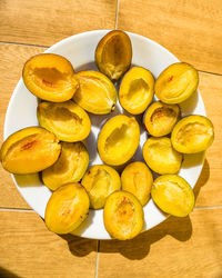 Close-up of food on table