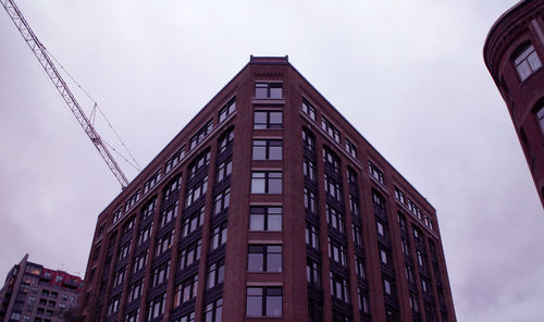 Low angle view of building against sky