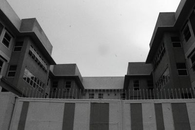 Low angle view of building against sky