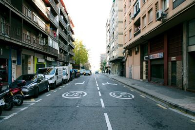 View of city street