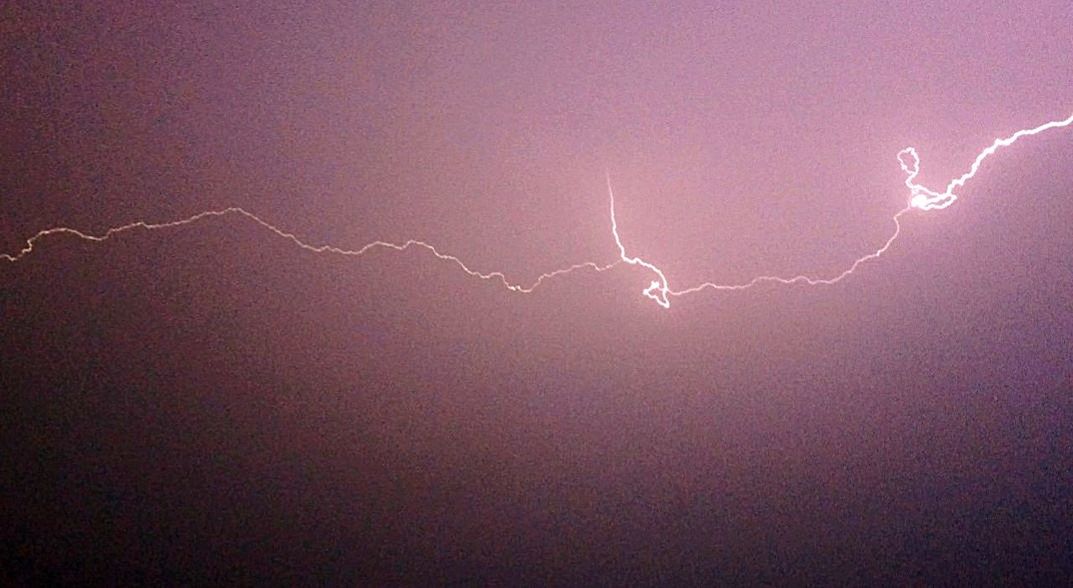 lightning, power in nature, storm, cloud - sky, power, beauty in nature, sky, thunderstorm, night, no people, forked lightning, nature, environment, scenics - nature, outdoors, dramatic sky, low angle view, light - natural phenomenon, storm cloud, light, electricity, purple, meteorology