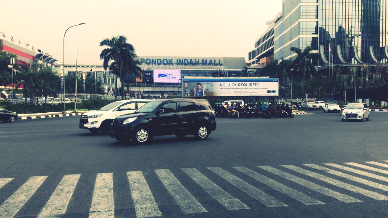 VIEW OF CARS ON ROAD