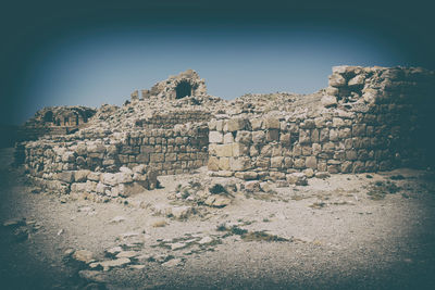 View of old ruins against the sky