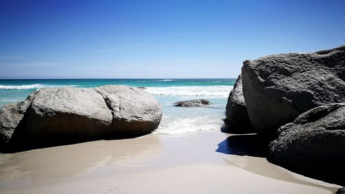 Long beach in noordhoek, south africa.