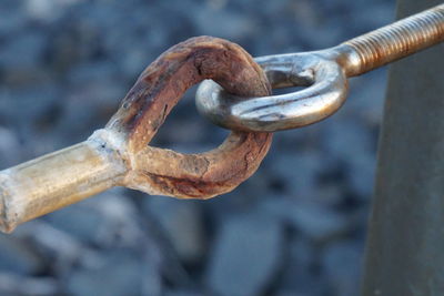 Close-up of rusty metal