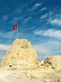 Waving turkish flag