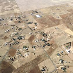 Aerial view of landscape