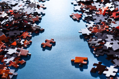 large group of objects