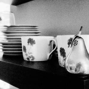 Close-up of food on table