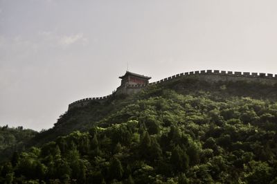 Low angle view of historic building against sky