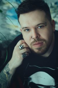 Portrait of young woman