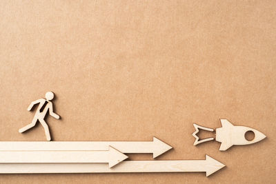 Text on paper against white background