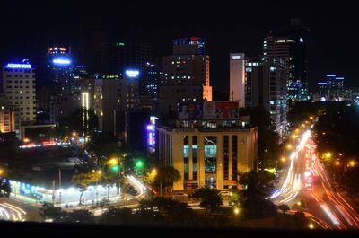 City street at night