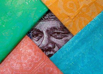 Full frame shot of multi colored wall