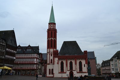 View of cathedral against sky in city