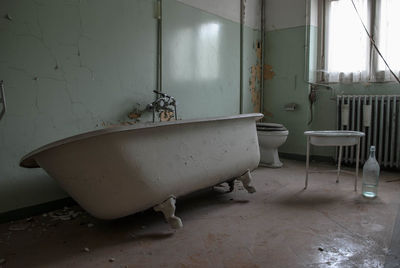 Interior of abandoned house