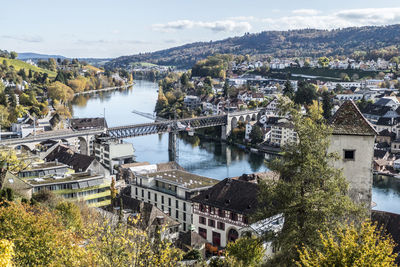 Aerial view of  schaffhausen