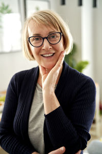 Portrait of smiling mature woman