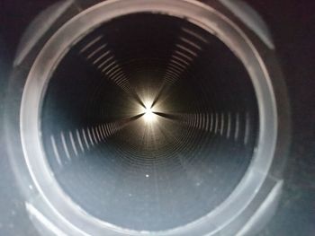 Close up of spiral pattern