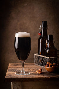 Close-up of drink on table