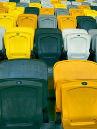 Empty seats in stadium negara bukit jalil, malaysia.