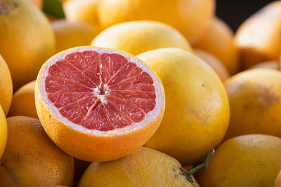 Full frame shot of oranges