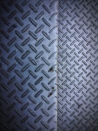 Full frame shot of patterned sheet metal