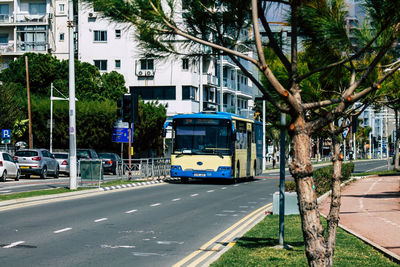 View of city street