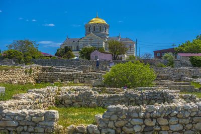 View of historical building against sky