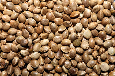 Full frame shot of roasted coffee beans