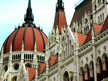 Low angle view of church