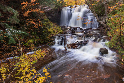 Waterfall in forest