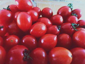 Full frame shot of cherries