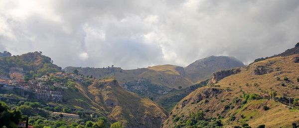 Panoramic view of landscape against sky