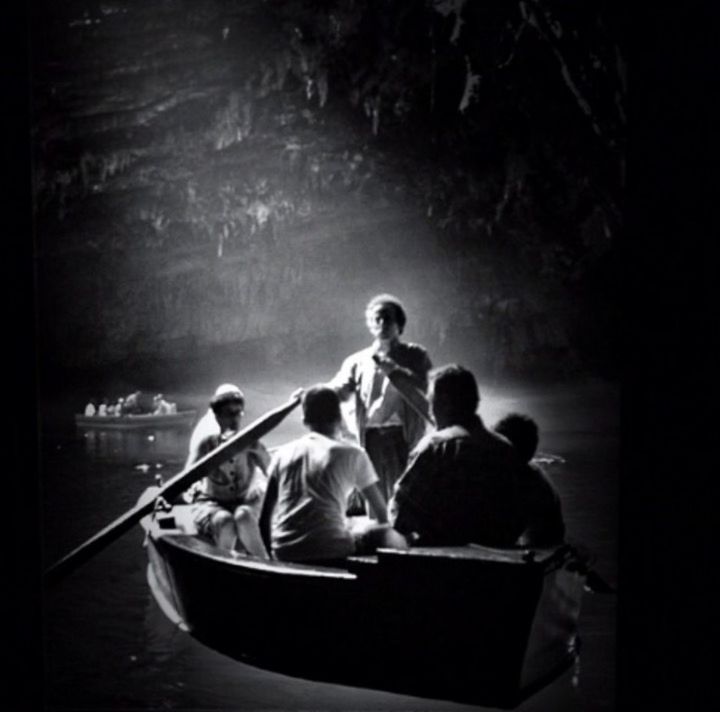 men, sitting, indoors, nautical vessel, transfer print, auto post production filter, table, rear view, lifestyles, boat, leisure activity, person, water, chair, day, occupation, relaxation