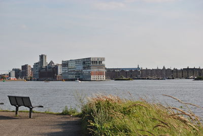 River with buildings in background