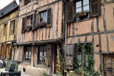 Low angle view of old building