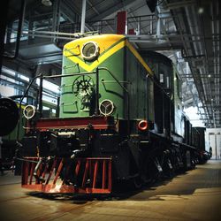 Train in factory