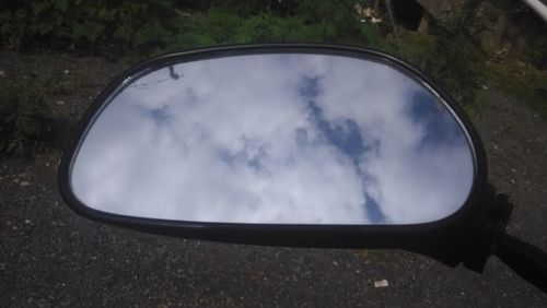 Reflection of clouds in water