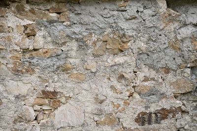 Close-up of stone wall