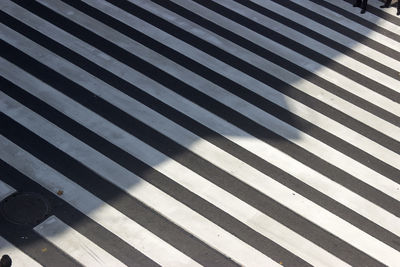 View of zebra crossing