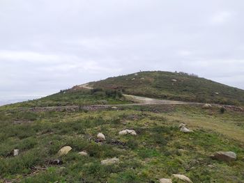 Scenic view of landscape against sky