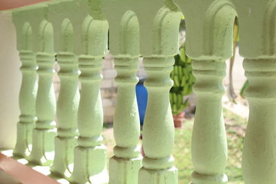 Close-up of chess pieces