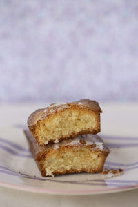 Close-up of cake on plate