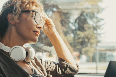 Young woman using mobile phone