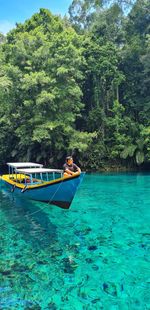 Boat in sea