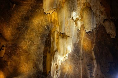 Low angle view of cave