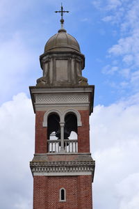 Low angle view of building against sky