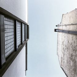 Close-up of building against clear sky