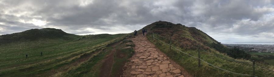 Panoramic view of landscape against sky